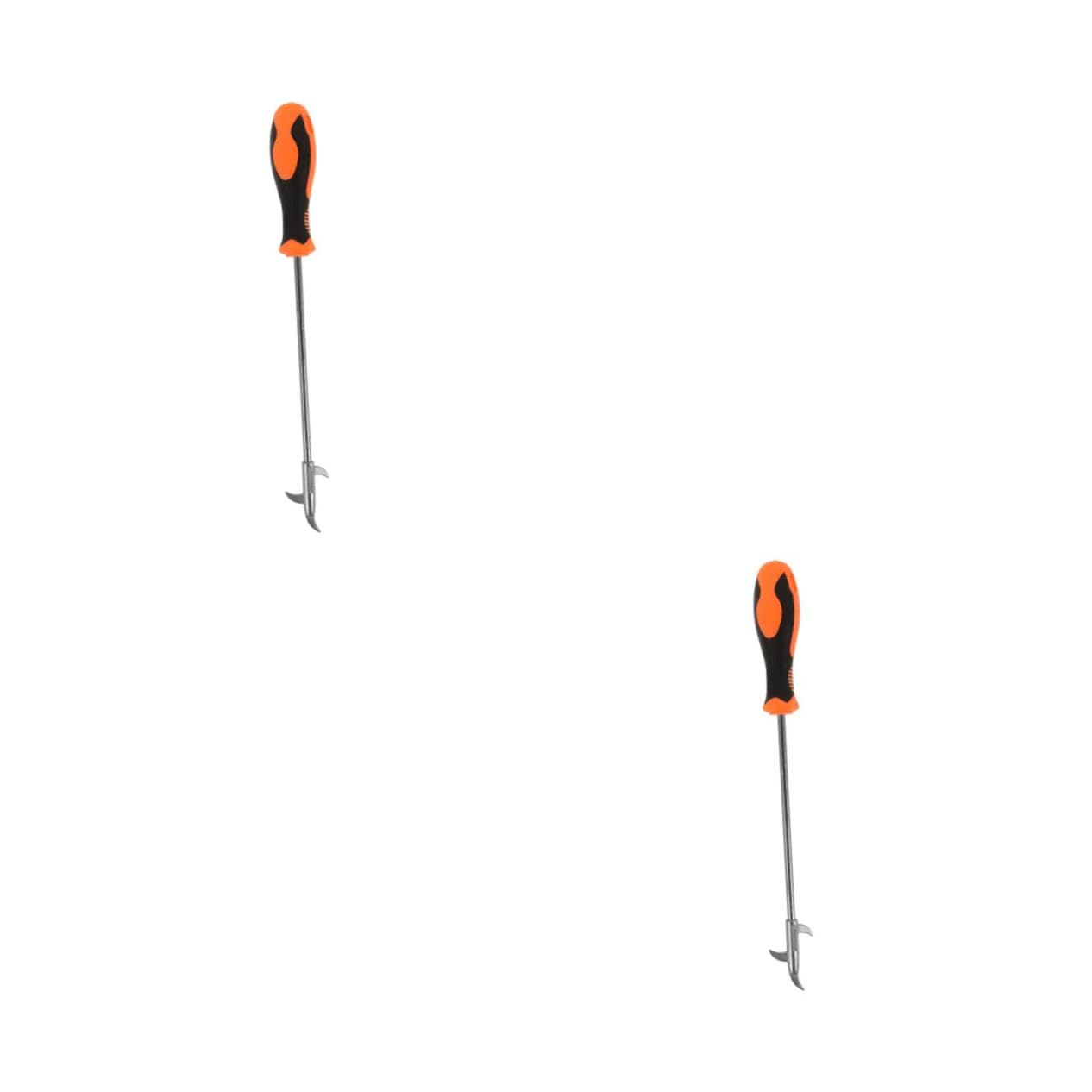 Cabilock 2pcs Car Tire Cleaning Hook Tire Hook Stone Tool Gravel Long Reach Stone