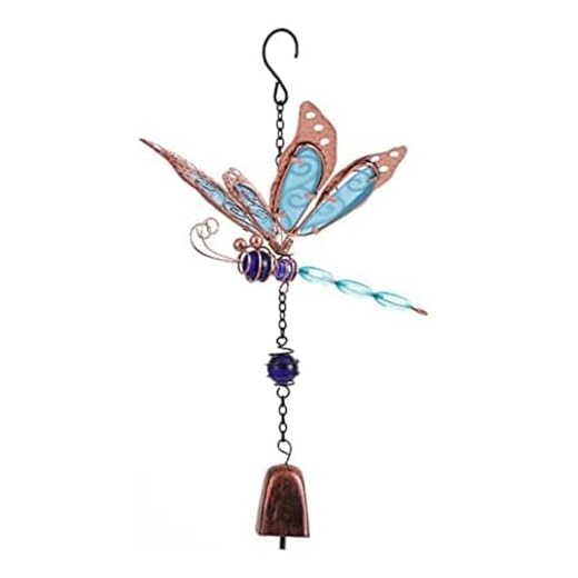 Sinos de Vento Luminosos de Libélula para Exterior, Sinos de Vento Memorial Ao Ar Livre Com Asas Luminosas, Sinos de Vento para Janela de Jardim, Pátio ou Decoração de Festival