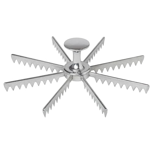 Mrs. Anderson’s Baking Pie Marker, Guideline, and Portion Divider, 8 Slice,Silver