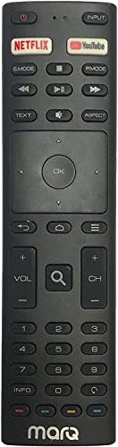 Woniry LED/LCD Remote Compatible for MARQ Smart LED LCD HD Tv Remote Control with Netflix & YouTube Function