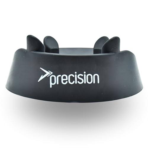 Precision Rugby Kicking Tee Durable Rubber, 4cm Height, Stable Platform for Accurate Kicks, Ideal for Club Pro Training and Matches, Black