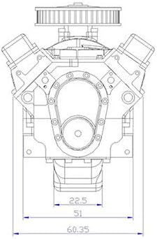 Miniatura 5 de RC4WD Motor a escala Z-S1043 110 V8