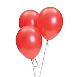 Red Latex Balloons, 11 inch - Set of 24 - Party and Event Decor