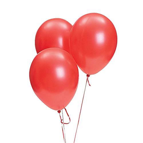 Red Latex Balloons, 11 inch - Set of 24 - Party and Event Decor