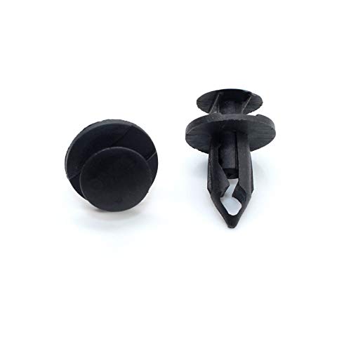 ONINE 100Pcs 8mm Plastic Bumper Rivets Car Clips Retainer Fastener Push Pins for Car Auto Fender