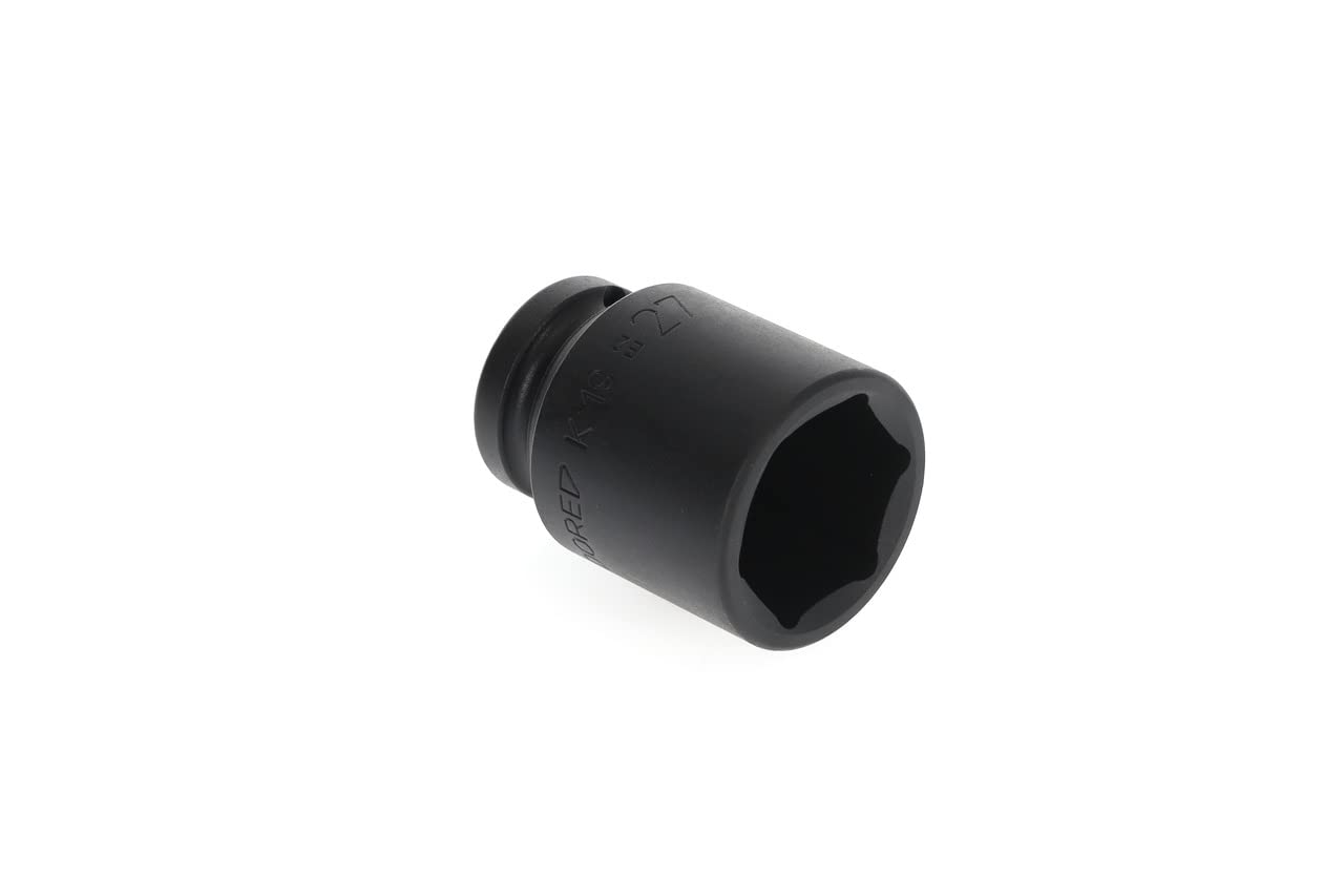 GEDORE Impact wrench socket, Socket, 1/2" 12.5 mm drive, Hex UD profile, SW 27 mm, Machine-operated, Automotive, K19 27 - Image 4