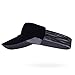 FORBUSITE Women Visor Caps for Running and Sport - Headband & Packable Black