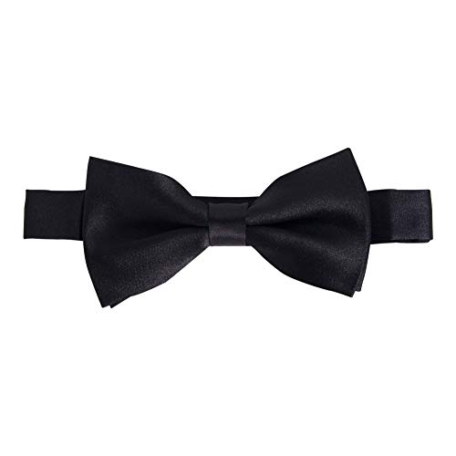Pre-tied Bow Ties Adjustable Neck Band, Bow Ties in Assorted Ties (Black) Pre-tied Bow Ties Adjustable Neck Band, Bow Ties in Assorted Ties (Black)