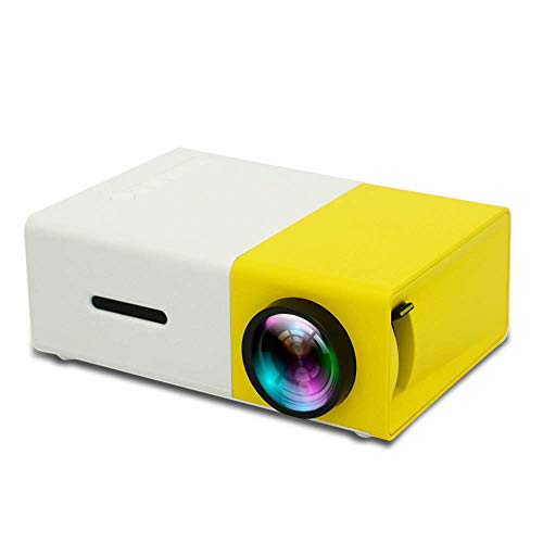 Zmucen Portable Mini Projector Home Party Meeting Theater Full Color LED LCD Projector