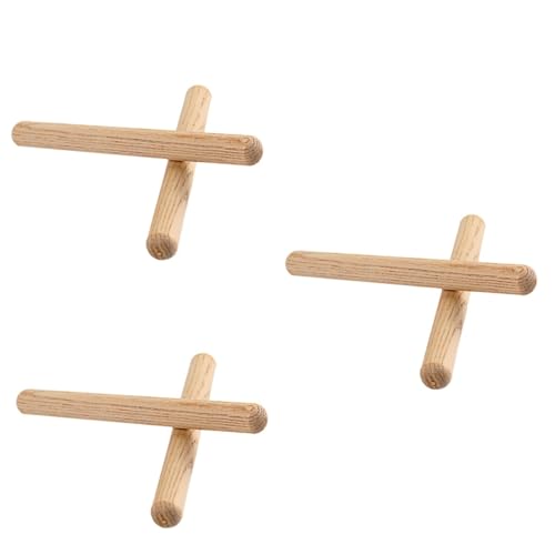 ERINGOGO 3セット 木製セット 男の子と女の子のおもちゃ 弾性ゴムドラムアクセサリー ドラマー用ドラム用品 2個*3