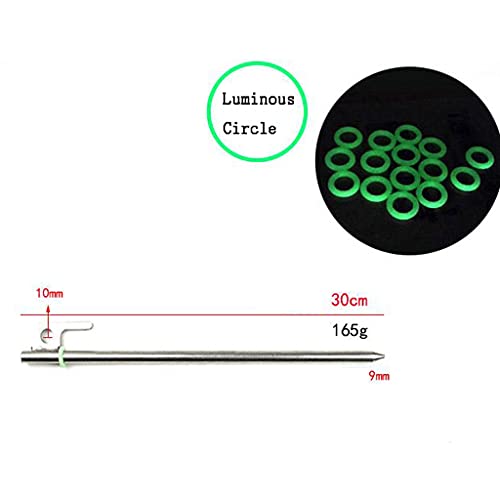 Piquets de tente robustes en acier inoxydable 30 cm durable
