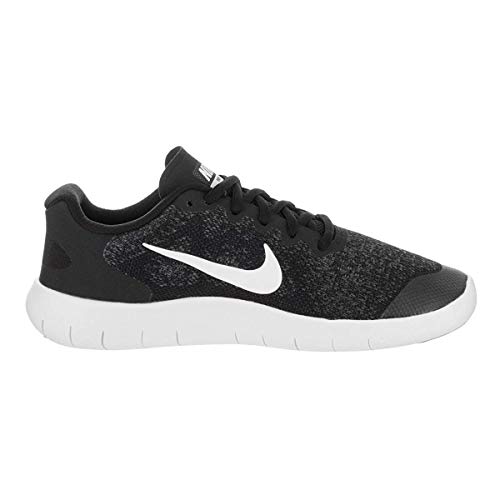 Nike Boy's Free RN 2 (Big Kid) Black/White/Dark Grey/Anthracite 5.5 Big Kid M4