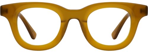 Image of Blue Light Blocking Glasses - Anti Glare & Eyestrain, 99% Filter, Lightweight Acetate Frame for Gaming /Office /Reading