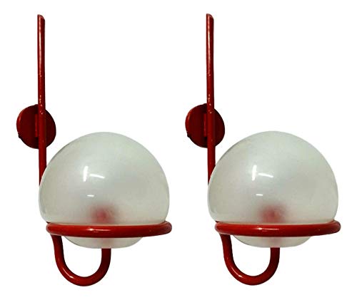  Generico Coppia lampade da Parete Appliques Sergio asti Modello 145 per arteluce sarfatti Vintage modernariato