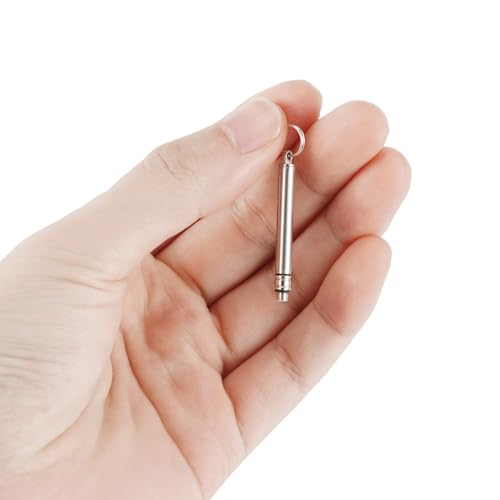 portable mini titanium toothpicks holder 2 pieces stainless steel metal toothpicks reusable toothpick for home outdoor