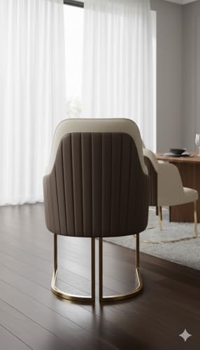 Image of Modern Home & Living Room Lounge Chair Furniture |Accent Velvet Armchair | Internal Structure Made in Solid Wood | MS Metal Legs |- (151851218)