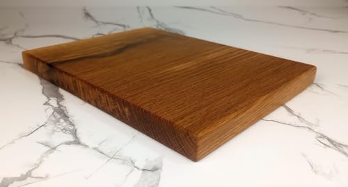 Tabla de Cortar de Madera Maciza StenWoodLab, Roble Blanco Natural, Rectangular, Tamaño Pequeño 25.4 x 19.05 x 2.03 cm miniatura 5