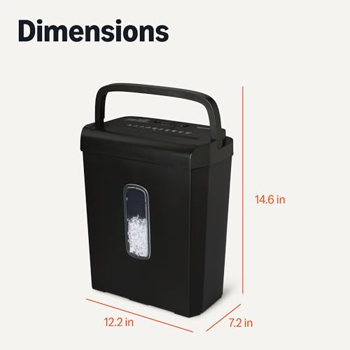 Amazon Basics 6-Sheet Cross-Cut Paper Shredder C284-AUS の商品画像 4