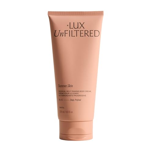 Best Self-Tanner Dermatologist Recommended: What Actually Works on Skin Over 50 15 + Lux Unfiltered N°32 Summer Skin Deep Gradual Self Tanner, Hydrating Self Tanning Lotion - Shea Butter & Squalane - Non-Sticky, No Transfer, Natural-Looking Tan - Vegan Sunless Tanner - Santal