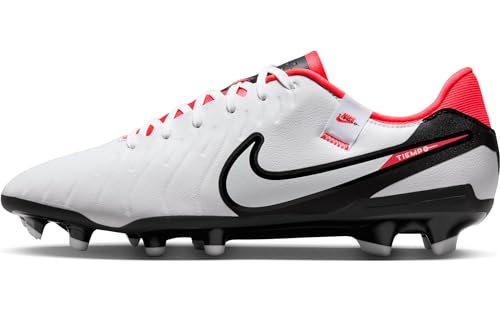 Nike Legend 10 Fußballschuh White/Black-Bright Crimson 44
