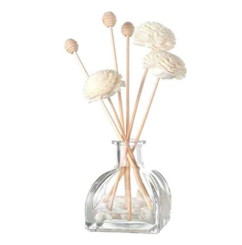 Xingzi 1Pcs Glass Diffuser Bottles Empty Clear Aromatherapy Diffuser Glass Bottle Refillable Travel Sample Packing Container Aroma Bottles Diffusers Vase For Aromatherapy Diy Home Use #TOP22