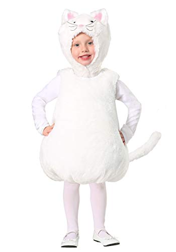Disfraz blanco de gatito para niño pequeño miniatura 1