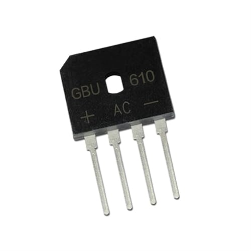 Pont redresseur GBU610 6A 1000V convertisseur de courant alternatif en continu lot de 10