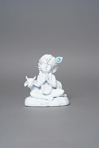 Image of Baal Krishna with Cow 8 CM.