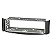 tomzz Audio 2451-020 Radioblende kompatibel mit Smart fortwo (450) 1998-2007 dunkelgrau mit Metallschacht