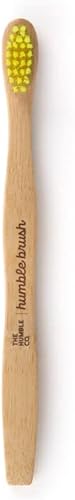 Humble Brush - Cepillo de dientes para niños, cerdas ultra suaves, color amarillo