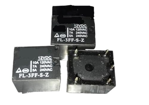 Relé FL-3FF-SZ 12VDC T73-1C-12V de 5 pines para solucionar fallos de encendido en aparatos