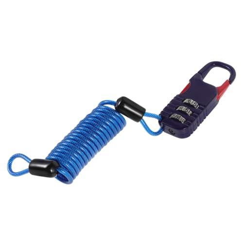 NAMOARLY Motorcycle Tail Lock Disc Lock for Secure Travel Luggage Cable Combination with Robust Build