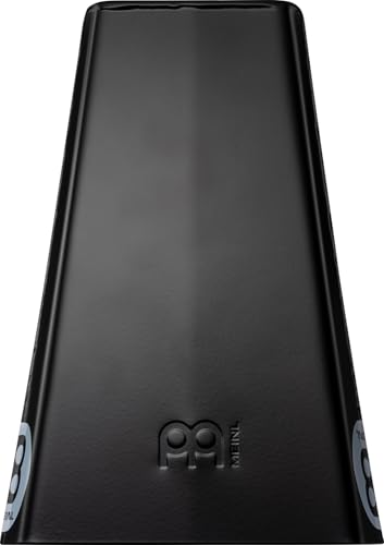 Meinl Percussion Bongo Cowbell Instrument - Sehr großes Aufschlagidiophon - Länge 8 Zoll - Pulverbeschichteter Stahl, Schwarz (BCOB)