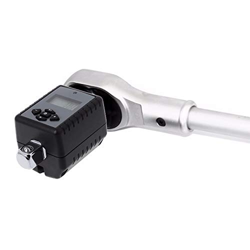 Preisvergleich Produktbild ChaRLes 1 / 2Zoll 10-200Nm Digital Drehmomentschlüssel Einstellbar Professionelle Elektronische Drehmomentschlüssel Bike Auto Reparatur Mit 2 Pcs Adapter