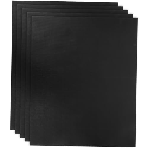 Alipis 5 piezas Alfombrillas Antiadherentes para Horno Resistentes al Calor Reutilizables para Hornear y Barbacoa Medidas Flexibles y Fáciles de Limpiar