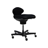 Vari CoreChair – Ergonomic Armless Office Chair for Active Sitting, Core Support & Posture – Adjustable Seat Height & Depth – Compact Task Chair for Home Office Desk – 250 lb Capacity (Black)