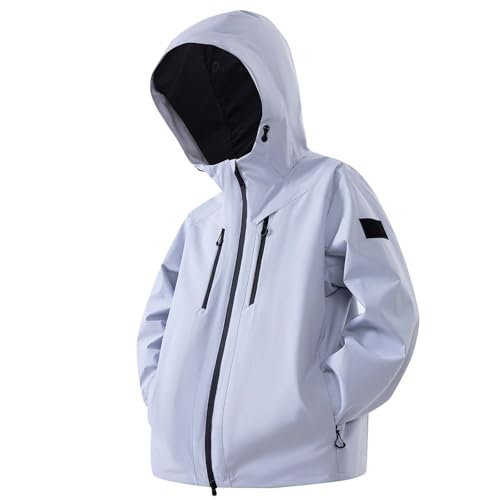 Generisch Chaqueta de esquí para mujer, impermeable, chaqueta de snowboard, traje de esquí forrado, chaqueta de invierno, chaqueta gruesa softshell, traje de nieve, cálido, parka de invierno