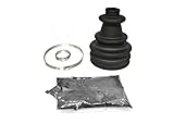 CV Boot Kit for Polaris Outlaw 500 525 IRS 2006-2011, Rear, Outer, Abrasion Resistant, Heavy Duty, Thicker Gauge, Enhanced Rigidity, Quality Grease, Complete Kit, 712-10A, ATVPC