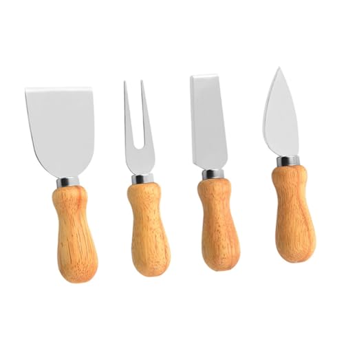 PRETYZOOM Set Di E Forchette Per Formaggio in Acciaio Inossidabile Utensili Da Cucina Per La Cottura Del Formaggio Utensili Per Pasticceri