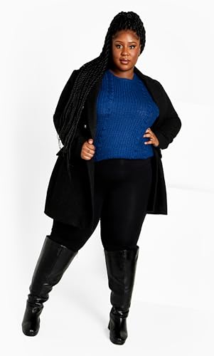 Image of Avenue Women's Cable Knit Full Sleeves Sweater
