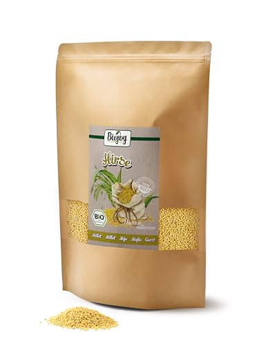 Biojoy BIO-Hirse (2,5 kg), ganzes Korn, Goldhirse ohne Zusätze