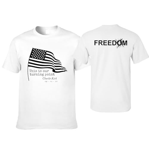 Charlie Kirk This is Our Turning Point Tee Shirts Mens