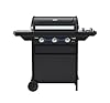 Campingaz Barbecue a gas Compact 3 LS Dualgas con fornello laterale | 7,5 kW | Carrello grill a gas con 3 bruciatori | Sistema a doppia alimentazione: gas naturale e GPL | Coperchio con termometro