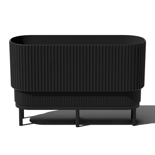 Image of Veradek Demi Series Raised Long Planter - Wide Planter with Stand