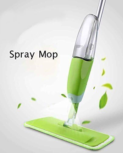 Image of Spray Mop for Floor Cleaning with Water Spray 360 Rotating Head Microfiber Washable Pad Flat Mop for Tiles Marble Wooden Floors