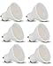 Produktbild V-TAC LED 3 W GU10 Glühbirne Spot - 6 Stück - GU10 Sockel Armatur - Cool weiß 6400 K/210 Lumen/weiß Kunststoff-Finish/entspricht 25 W Glühlampe