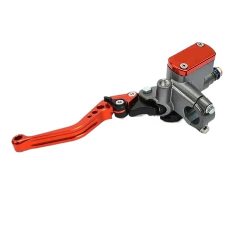 Levier d'embrayage hydraulique moto de compétition orange pour guidon Yamaha