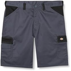 Dickies Ropa De Trabajo Dickies Everyday Short, Pantalones cortos Hombre, Gris (Grey/Black), 38W