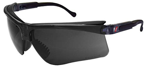 Preisvergleich Produktbild NITRAS Vision Protect Premium Schutzbrille - Beschlagfreie Arbeitsbrille mit UV-Schutz - Passend für Erwachsene (Damen & Herren) - Dunkel (Getönt)