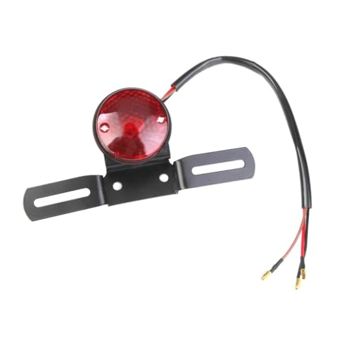 Feu de freinage moto DC 12V multifonction avec support de plaque intégré - 5